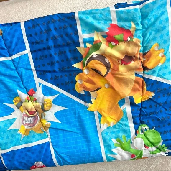 Nintendo Super Mario Full Comforter and Standard Pillowcase - Picture 5 of 7